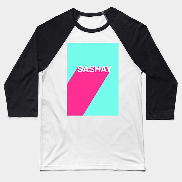 Sashay Baseball T-Shirt by AdamRegester